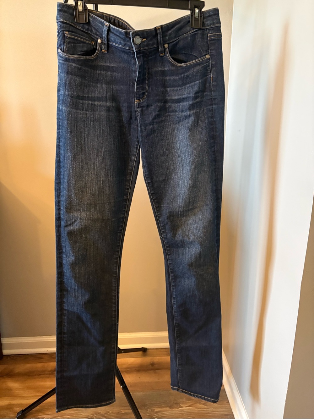 Paige Size 30 Skyline Straight Women’s Cotton Blend Blue Jeans